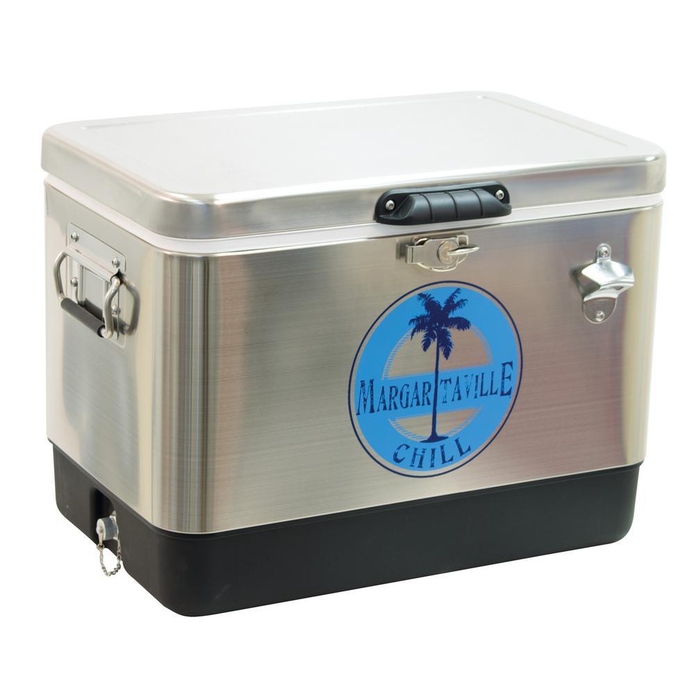 LandShark Lager 54 qt.  Steel Chill Cooler