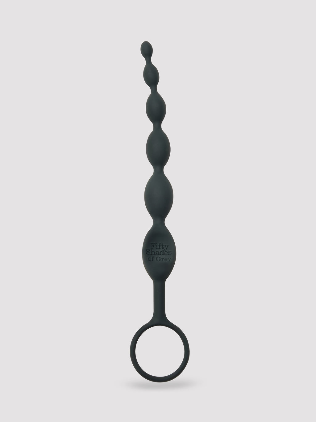 Fifty Shades of Grey Pleasure Intensified Silicone Anal Beads, Grey