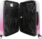 Women's Lindsay 3-Piece Hardside Spinner Luggage Set, Silver Fuchsia, One Size