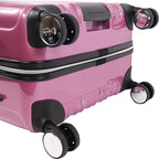 Women's Lindsay 3-Piece Hardside Spinner Luggage Set, Silver Fuchsia, One Size