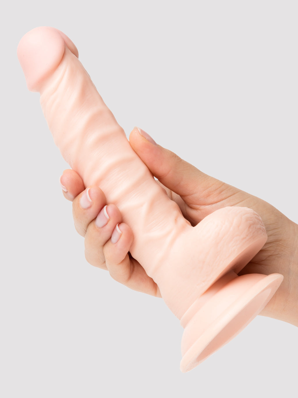 Lifelike Lover Classic  Dual-Density Ultra Realistic Dildo 8 Inch, Flesh Pink