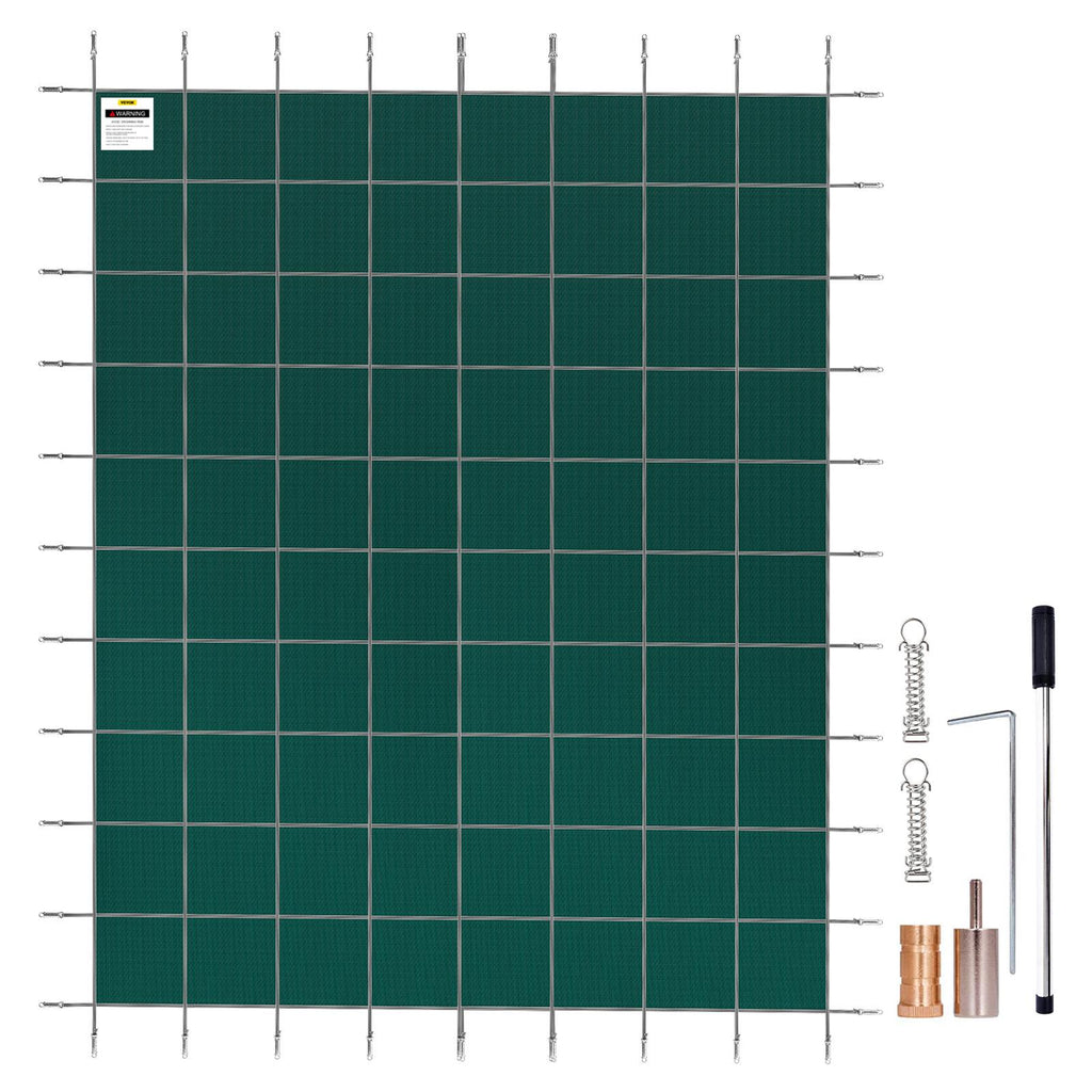 vevor safety pool cover - rectangle optional center end step swmming pond
