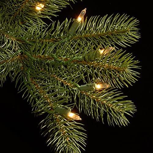 Joedot Multi-Color Prelit LED Green Fir Christmas Tree, 4.5'