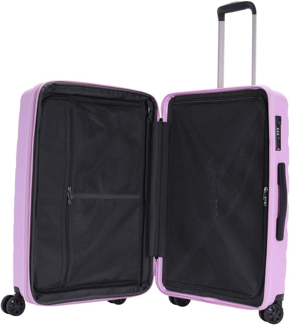Anti-scratch PP Material Hardside Spinner luggage, 28inch Expansion luggage, Wear-resistant, Lightweight Spinner Expandable Suitcase Luggage with Wheels
