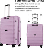 Anti-scratch PP Material Hardside Spinner luggage, 28inch Expansion luggage, Wear-resistant, Lightweight Spinner Expandable Suitcase Luggage with Wheels