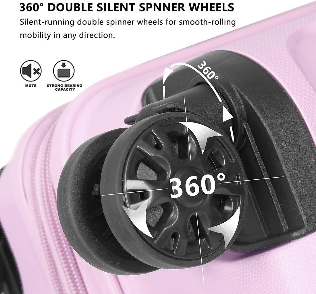 Anti-scratch PP Material Hardside Spinner luggage, 28inch Expansion luggage, Wear-resistant, Lightweight Spinner Expandable Suitcase Luggage with Wheels