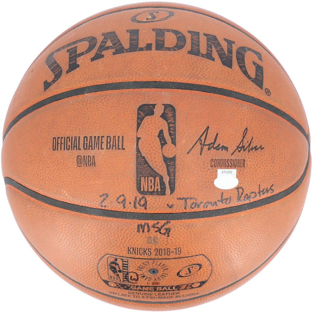 York Knicks Game-Used Basketball vs. Toronto Raptors on February 9, 2019 -  Authentic Certified