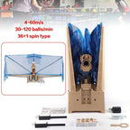 TFCFL Table Tennis Robot Ping Pong Robot 36 Different Spin Balls Automatic Ball Launcher Ball Machine Automatically Collect & Return Balls with Manual 110V 50Hz