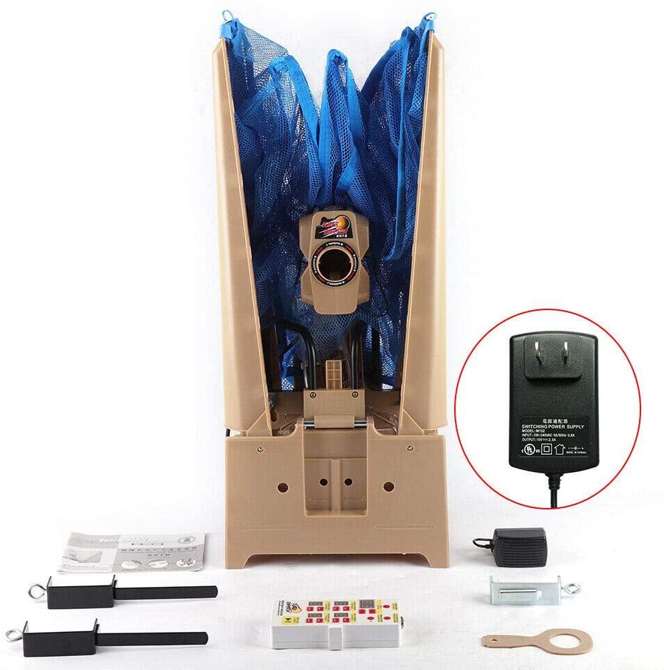 TFCFL Table Tennis Robot Ping Pong Robot 36 Different Spin Balls Automatic Ball Launcher Ball Machine Automatically Collect & Return Balls with Manual 110V 50Hz