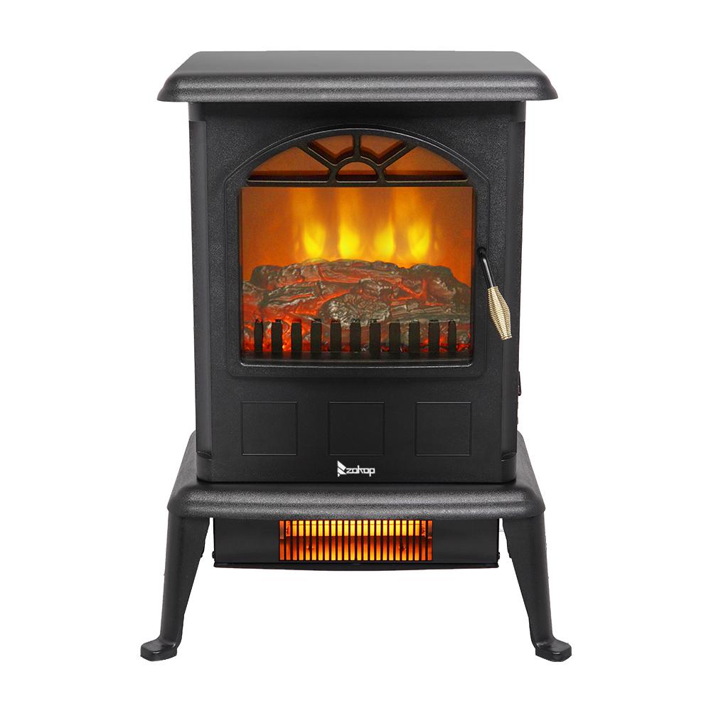 Electric Fireplace Heater,Infrared Space Heater 1500W Ultra Strong Power