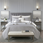 Home Essence Lawrence 8 Piece Comforter and Coverlet Set Collection