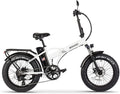 SOHOO 48V500W13AH 20" x4.0 Folding Fat Tire E-Bike Mountain Electric Bicycle Beach Cruiser Snow Bike