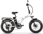 SOHOO 48V500W13AH 20" x4.0 Folding Fat Tire E-Bike Mountain Electric Bicycle Beach Cruiser Snow Bike