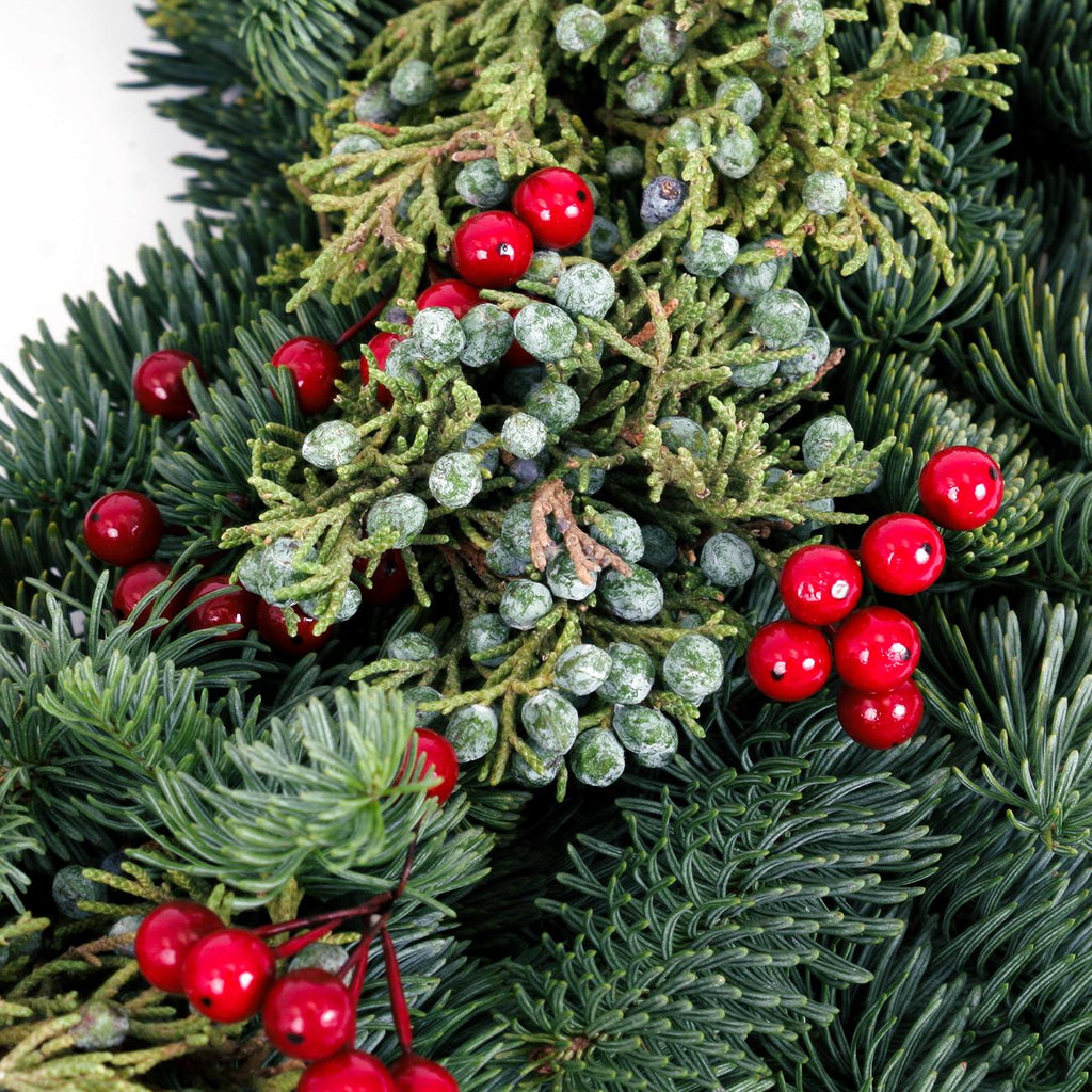 Van Zyverden Fir Decorated Wreaths 24" (Green)