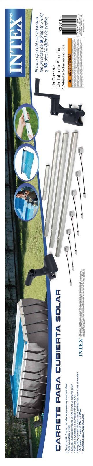 intex solar cover reel for 9ft 16ft wide above ground pools