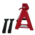 1 Pair of 12 Ton Jack Stands Truck Car Emergency Lift Tool Red Q235 Steel