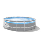 26729EH 16 Foot by 48 Inch Clearview Prism Frame Above Ground Swimming Pool with Filter Pump, Ladder, Cover, Ground Cloth