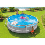 26729EH 16 Foot by 48 Inch Clearview Prism Frame Above Ground Swimming Pool with Filter Pump, Ladder, Cover, Ground Cloth
