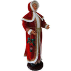 58 in. Christmas Dancing Mrs. Claus with Hooded Cloak and Lantern