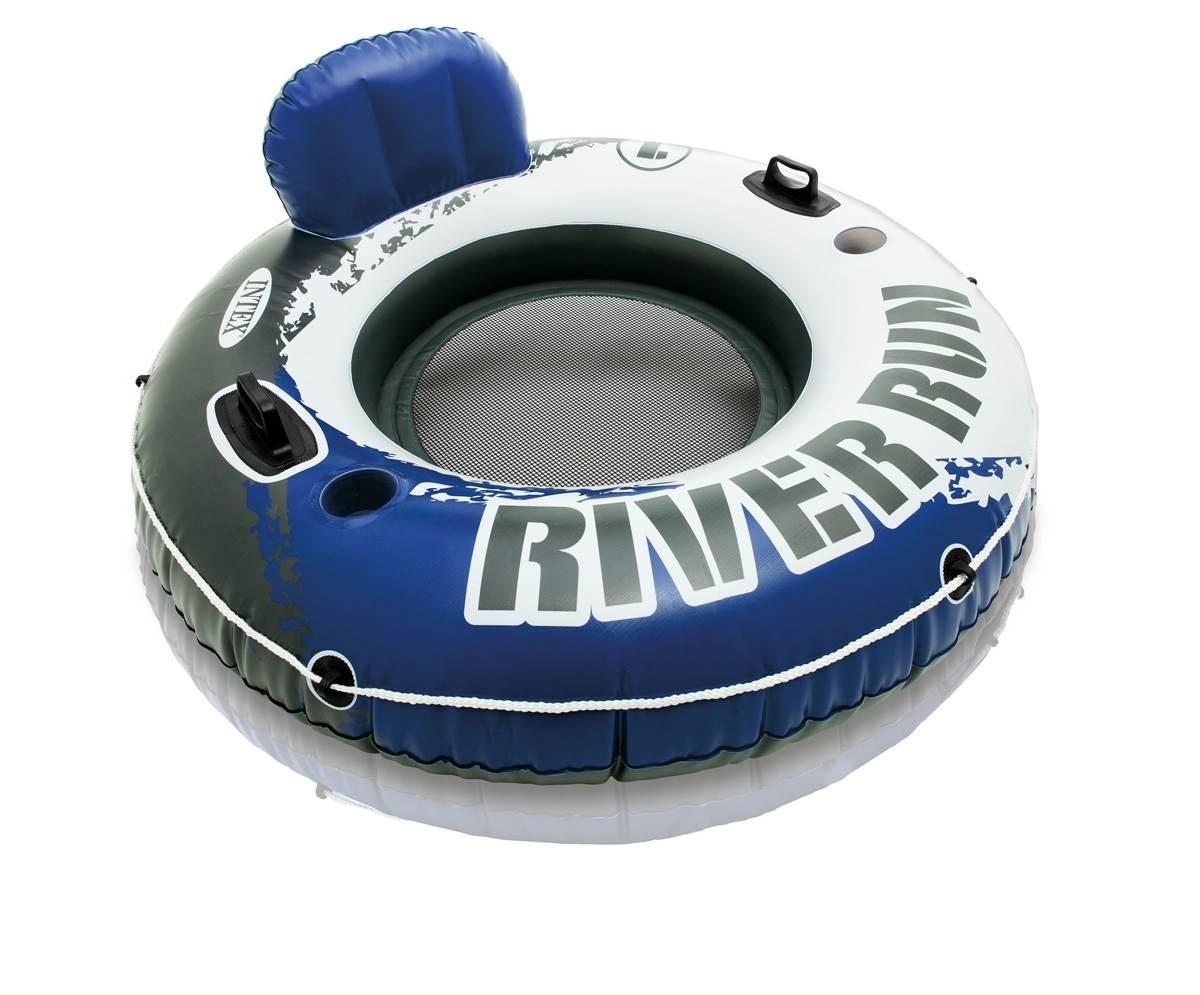 River Run 1 Person Floating Tube (6 Pack) &amp; River Run Lounge (4 Pack)