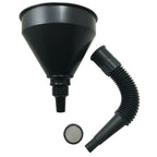 Case of 40 3-in-1 7" Multi-Purpose Funnel W/ Extension & Removable Debris Screen