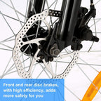 Aceshin 26'' Folding Electric Mountain Bike 250W Electric Bicycle with Removable LarCapacity Lithium-Ion Battery, Professional 21 Speed Gears