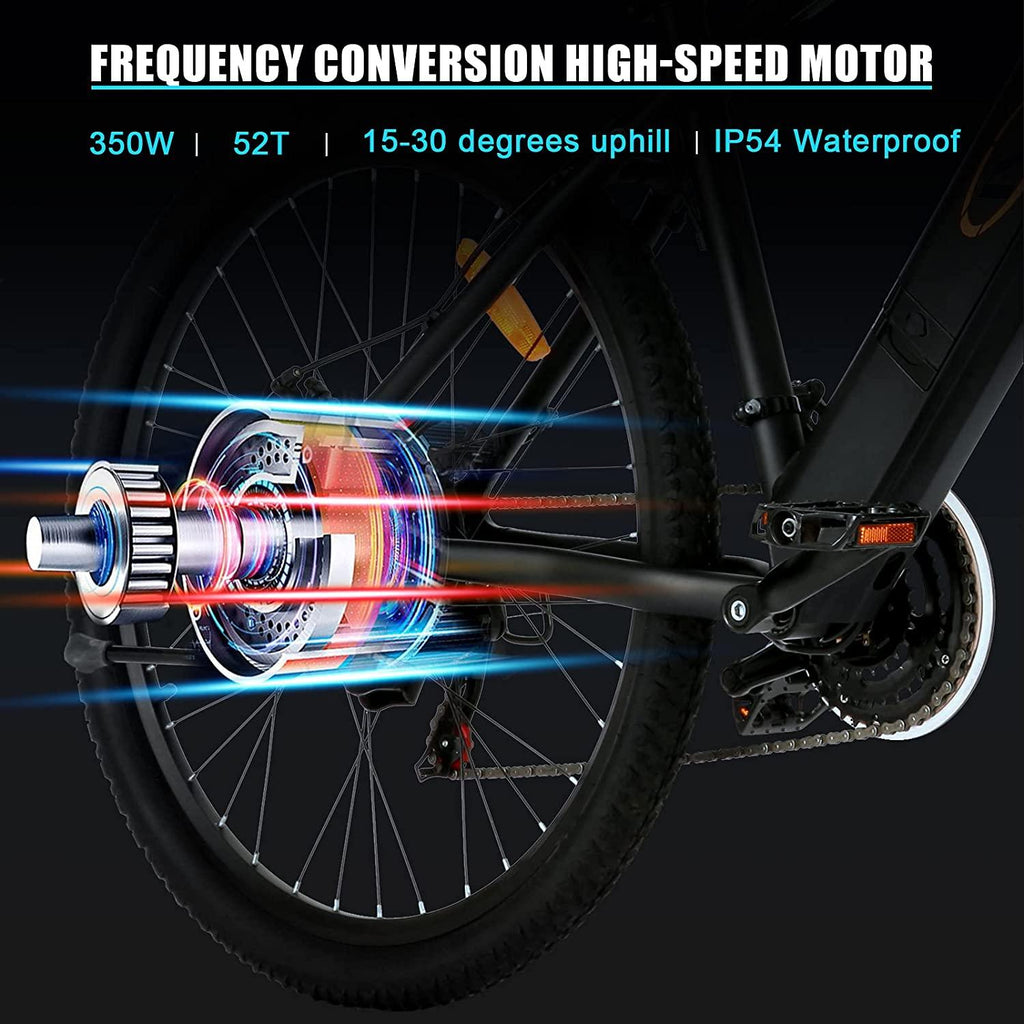 Electric Bike for Adult, Vivi 26" Electric Mountain Bikes 250W/350w Motor Electric Bicycle for Adults, E-Bike for Men &amp; Women, Professional  21 Speed Gears with Removable Lithium-Ion Battery