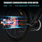 Electric Bike for Adult, Vivi 26" Electric Mountain Bikes 250W/350w Motor Electric Bicycle for Adults, E-Bike for Men &amp; Women, Professional  21 Speed Gears with Removable Lithium-Ion Battery