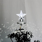 29 in. Black Christmas Tree with Star Topper and Umbrella Base