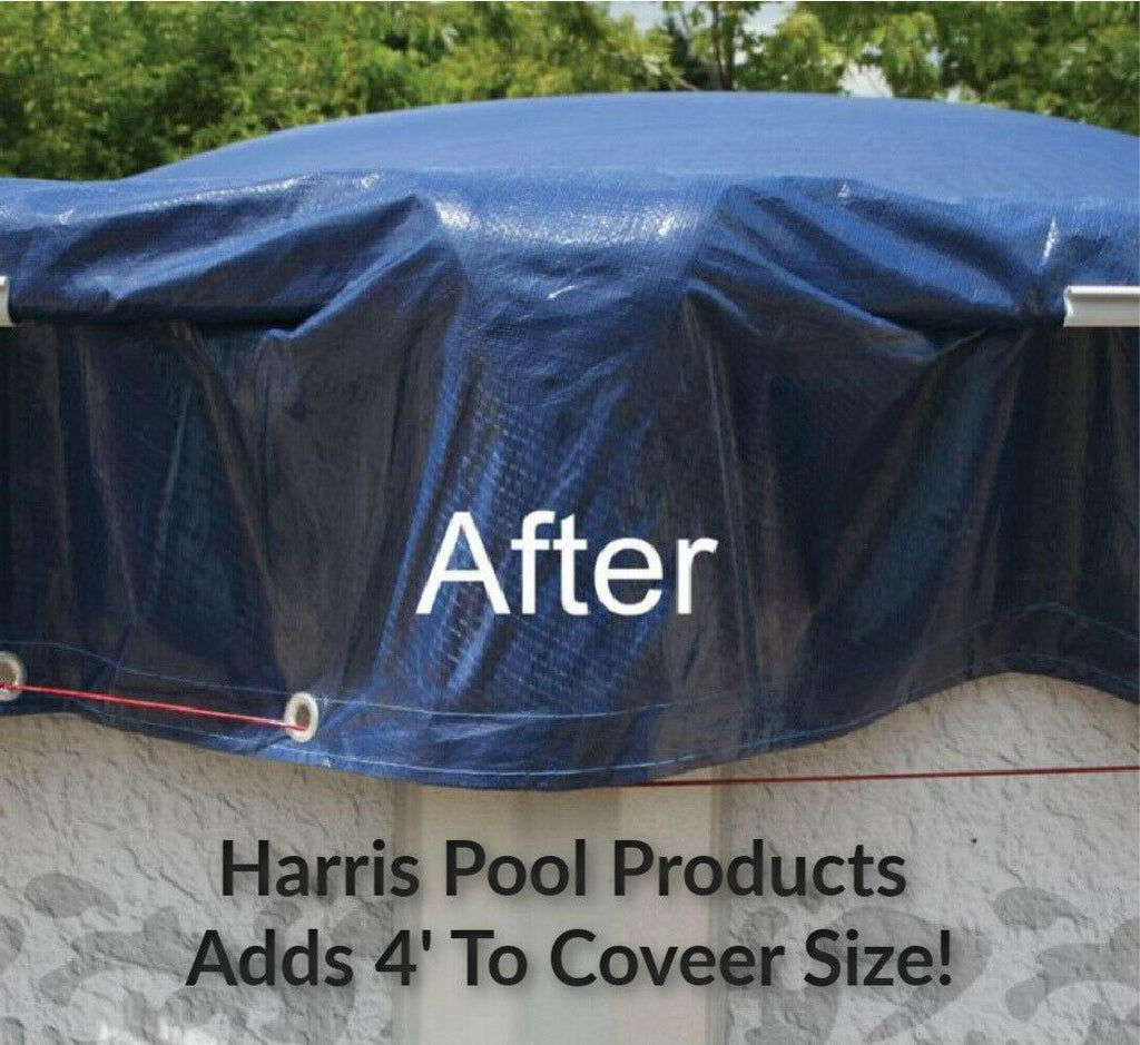 harris pool products max-force rip-lock winter cover for above ground pools