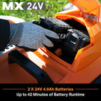 CLMF4817E 48V MAX Brushless Mower with 2X24V MAX 4.0Ah Battery and a Dual Charger