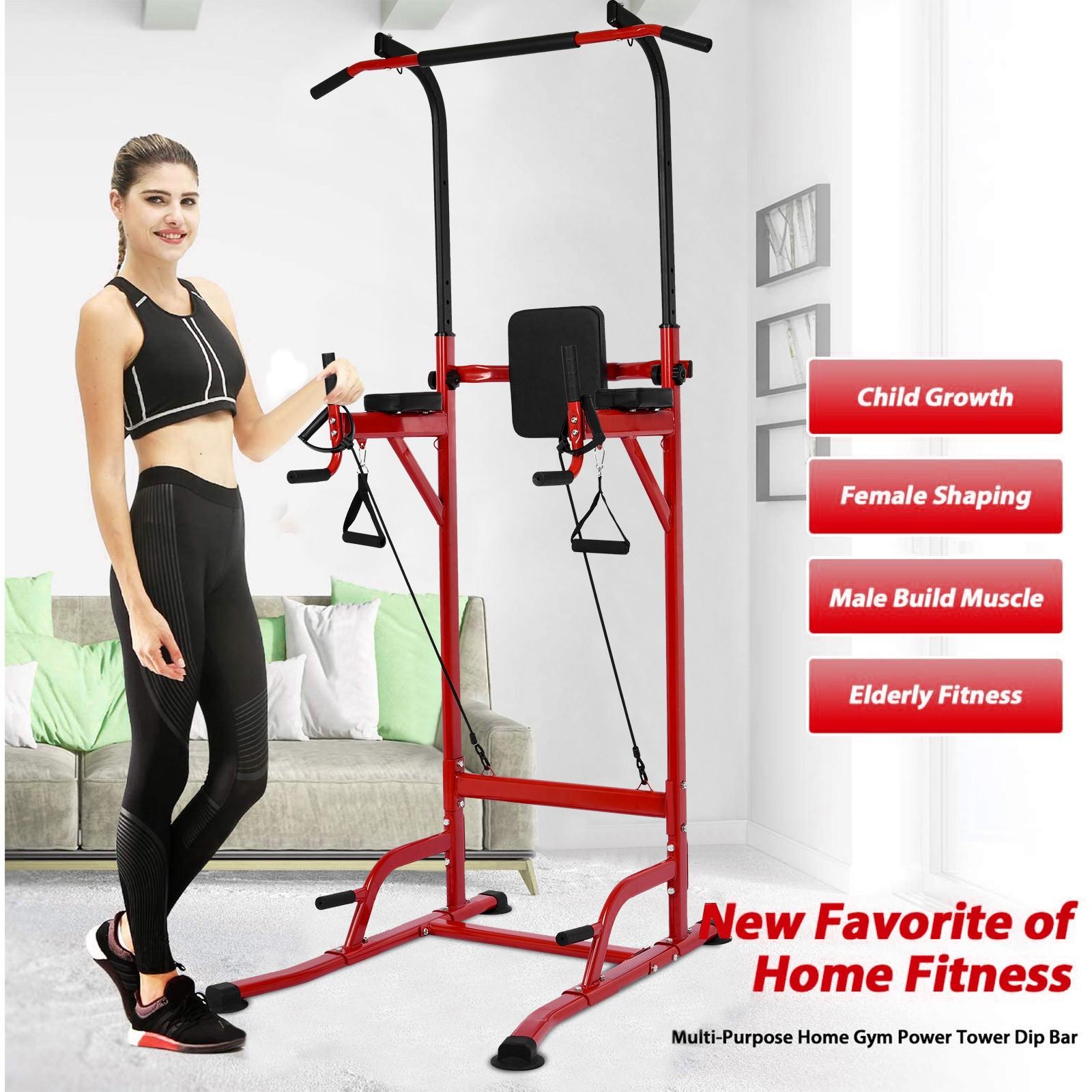 Multi-functional single and parallel bars stand household pull-up fitness device