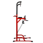 Multi-functional single and parallel bars stand household pull-up fitness device