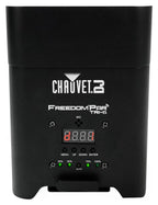 (4) Chauvet DJ Freedom Par Tri-6 Wireless DMX Rechargeable Up-Lights+Club Table