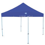 10 ft. x 10 ft. White Frame  Instant Pop Up Tent with Blue Cover