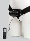 Lovehoney Perfect Partner 10 Function Vibrating Strap-On 6 Inch, Black | Black