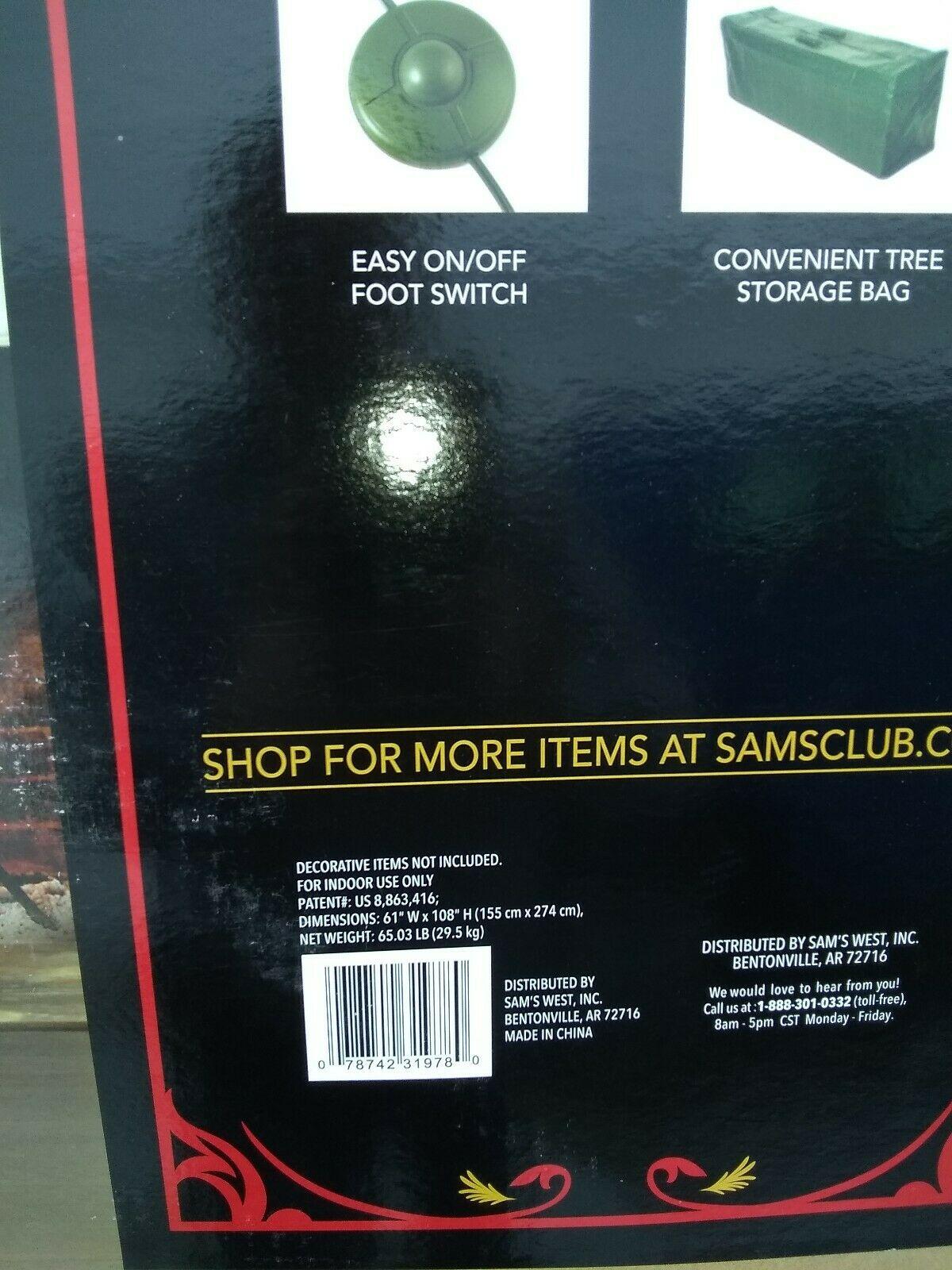 Member M 9FT Pre Lit Grand Spruce Christmas Tree ** CHEAP SHIPPING**