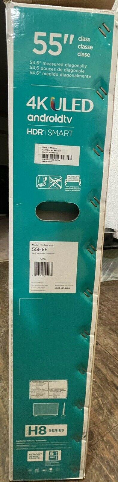 hisense h8f 55" 4k led smart tv