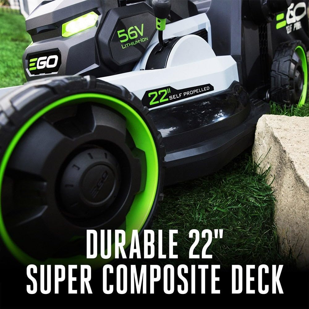 Electric Lawn Mower, Self-Propelled Cordless with 22" Super Composite Deck, Tool Only, Battery and Charger Not Included - LM2240SP