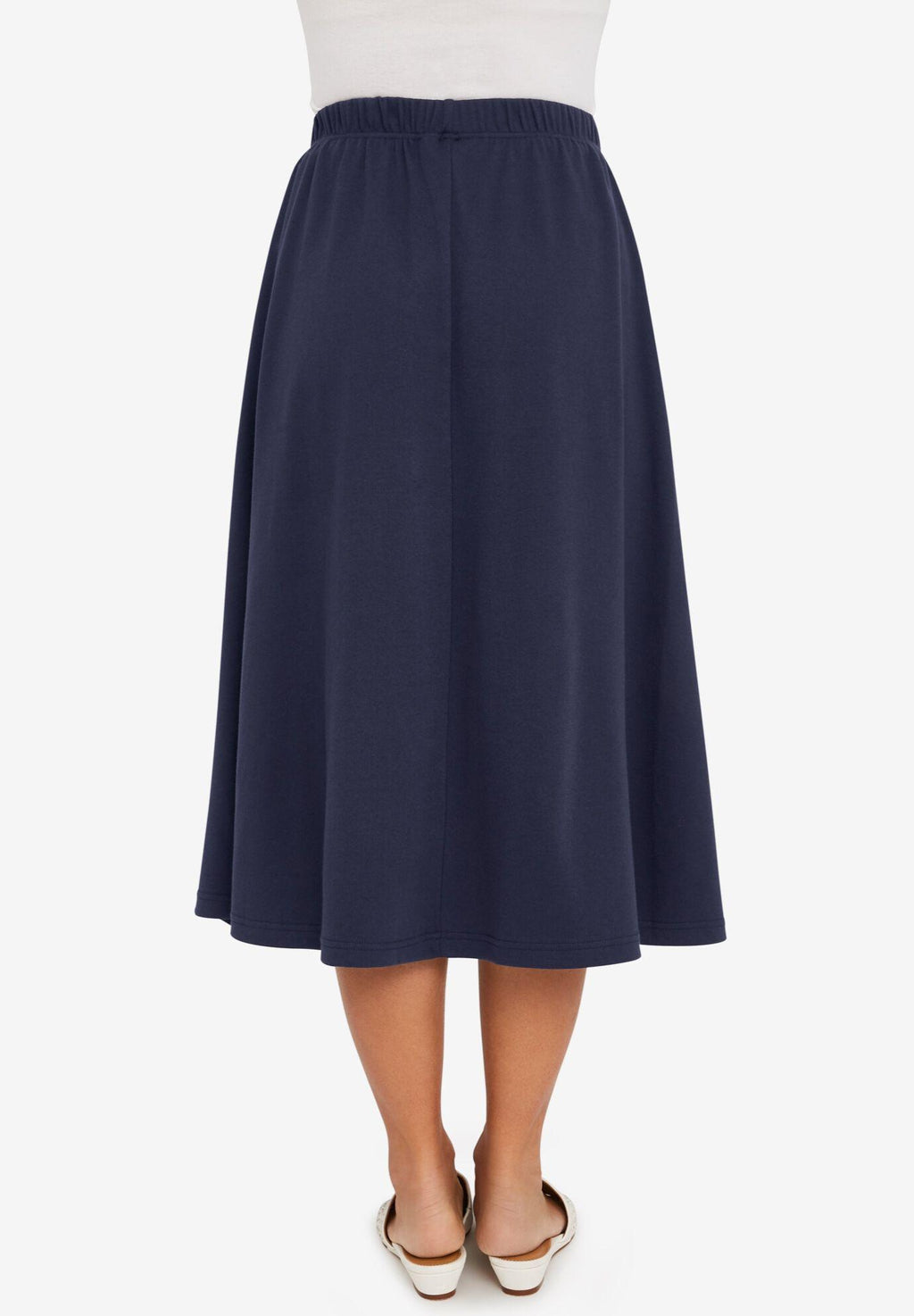 soft ease midi skirt
