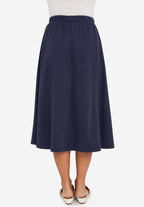soft ease midi skirt