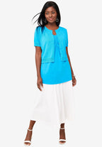 soft ease midi skirt