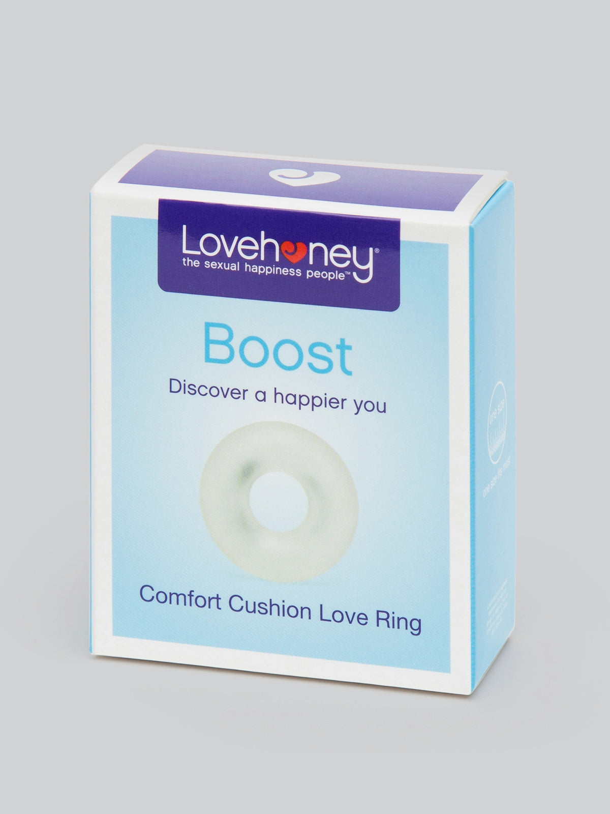 Lovehoney Boost Comfort Cushion Love Ring, Clear