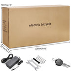 Ayner Folding Electric Bike, 20" Foldable Ebike with 36V 8AH Removable Battery,7-Speed Electric Bicycle,Dual Disc Brakes for Adults Men Women