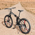 Campingsurvivals 21-Speed Light Weight Folding Mountain Bike, with 26" Wheels, Black