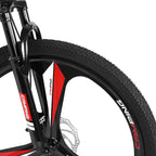Campingsurvivals 21-Speed Light Weight Folding Mountain Bike, with 26" Wheels, Black