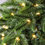 Holiday Time Prelit 900 Fairy LED Color-Changing Lights, Berkley Fir Artificial Christmas Tree, 7.5'