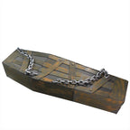 Northlight 63" Animated and Musical Chained ShaCoffin Halloween Decoration - Brown/Black