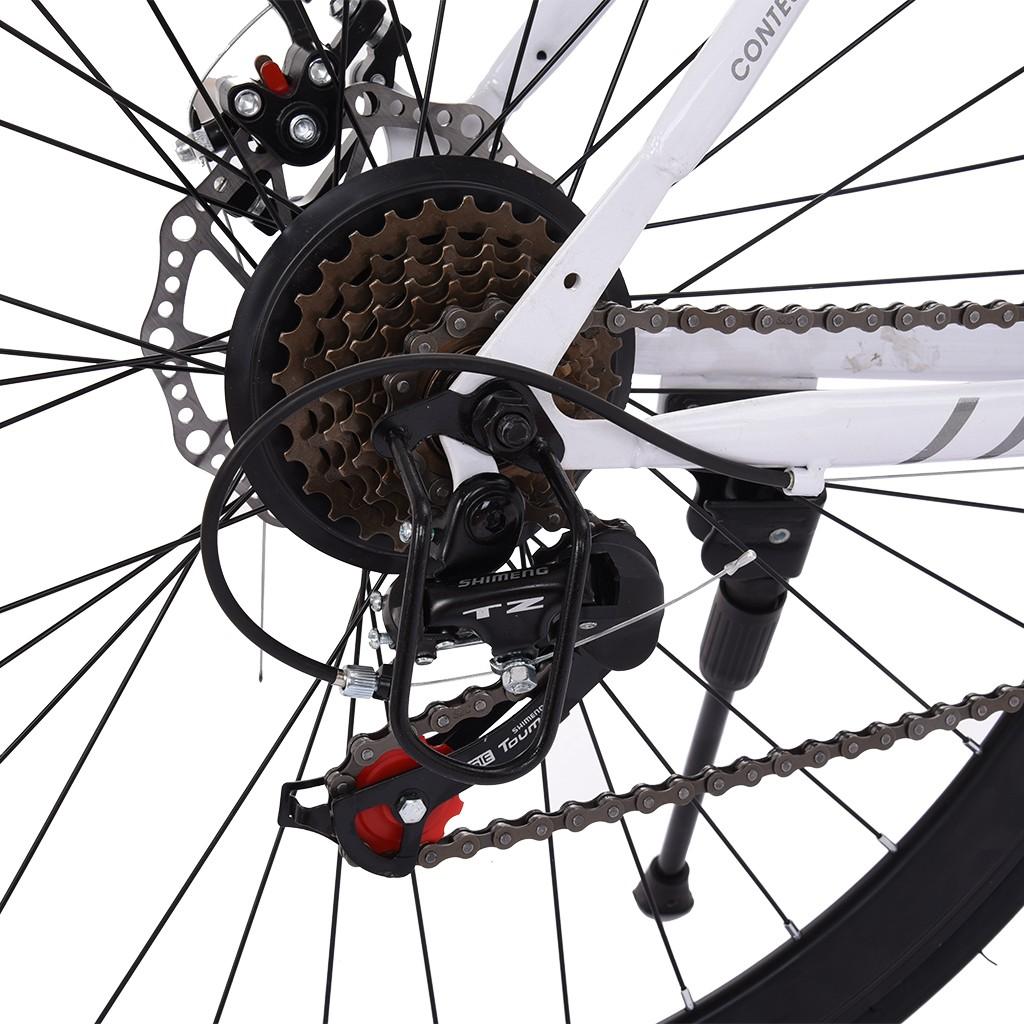 Black Friday Deals! LEBONYARD 700C Begasso s Aluminum Full Suspension Road Bike 21 Speed Disc Brakes