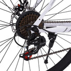 Black Friday Deals! LEBONYARD 700C Begasso s Aluminum Full Suspension Road Bike 21 Speed Disc Brakes